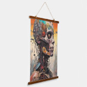 Tapisserie Abstraite de cyborg anatomique (Angulaire)