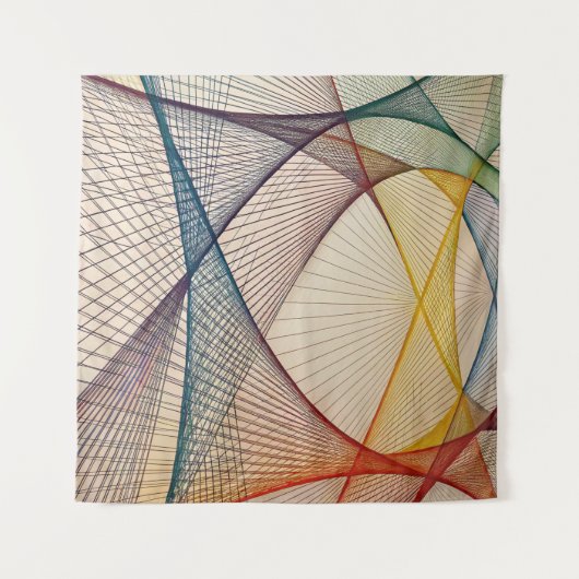 Tapisserie Abstraite géométrique (Devant)