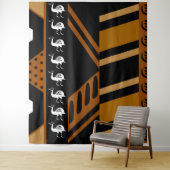 Tapisserie africaine de Bogolan (En situation)