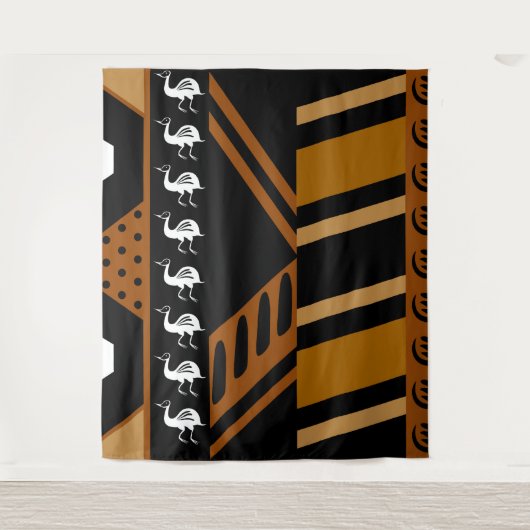 Tapisserie africaine de Bogolan (Devant)