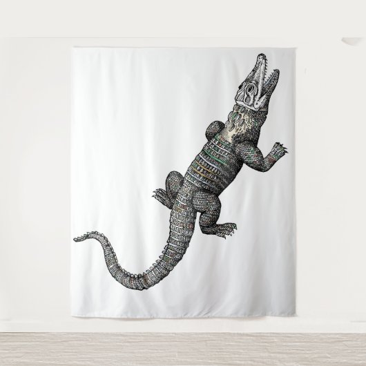 Tapisserie Alligator Élévé (Devant)
