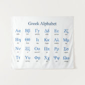 Tapisserie alphabétique grecque (Devant (Horizontal))