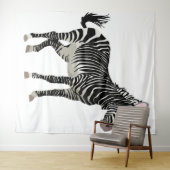 Tapisserie au léopard (En situation (horizontale))