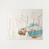Tapisserie Ballons Ours Bleu (Devant (Horizontal))