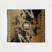 Tapisserie baroque MEDUSA de luxe (Devant (Horizontal))