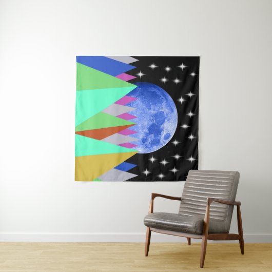 Tapisserie Blue Moon (En situation (horizontale))