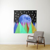 Tapisserie Blue Moon (En situation)