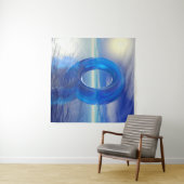 Tapisserie Blue Reflections (En situation (horizontale))