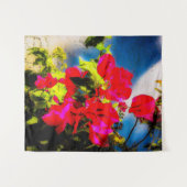 Tapisserie Bright Flowers (Devant (Horizontal))