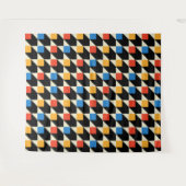 Tapisserie Carré colorée (Devant (Horizontal))