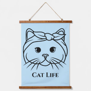 Tapisserie Cat Life, Tapisseries Cat, Vie Cat