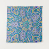 Tapisserie celtique de mur de mandala de coeur de (Devant (Horizontal))