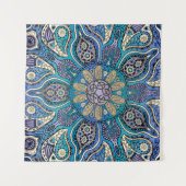 Tapisserie celtique pourpre de mur de mandala de (Devant (Horizontal))