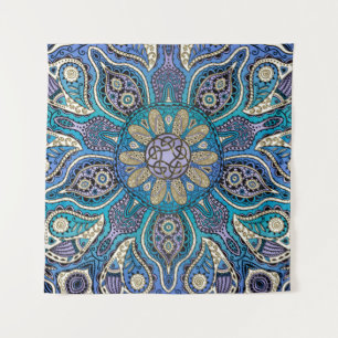 Tapisserie celtique pourpre de mur de mandala de