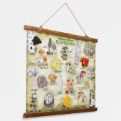 Tapisserie Champignons (comestibles et médicinaux) (Angulaire)