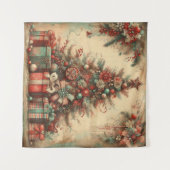 Tapisserie classique de Noël (Devant (Horizontal))