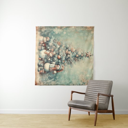 Tapisserie classique de Noël (En situation (horizontale))