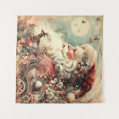 Tapisserie classique Père Noël de Noël (Devant (Horizontal))