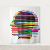 Tapisserie Clored Faces (Devant)