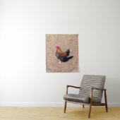 Tapisserie Coq Cockerel Doré (En situation)