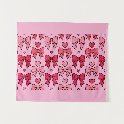Tapisserie Coquette Rose Clair (Devant (Horizontal))