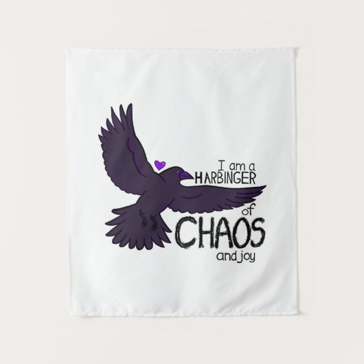 Tapisserie Corbeau de Chaos (Devant)