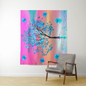 Tapisserie Crystal Tree Sunrise (En situation)