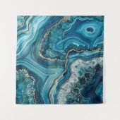 Tapisserie d'agate sarcelle (Devant (Horizontal))