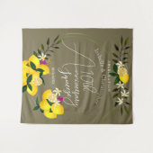Tapisserie d'anniversaire Lemon Squeeze (Devant (Horizontal))