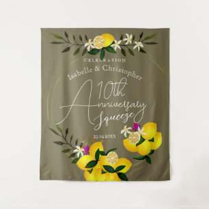 Tapisserie d'anniversaire Lemon Squeeze