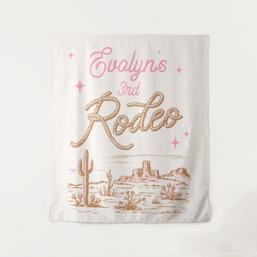 Tapisserie d'anniversaire pour fille à mâchoire mo (Devant)