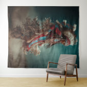 Tapisserie Danseur Amérindien (En situation (horizontale))