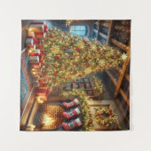 Tapisserie d'arbre de Noël (Devant (Horizontal))