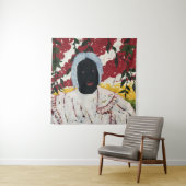 Tapisserie d'art africain (En situation)