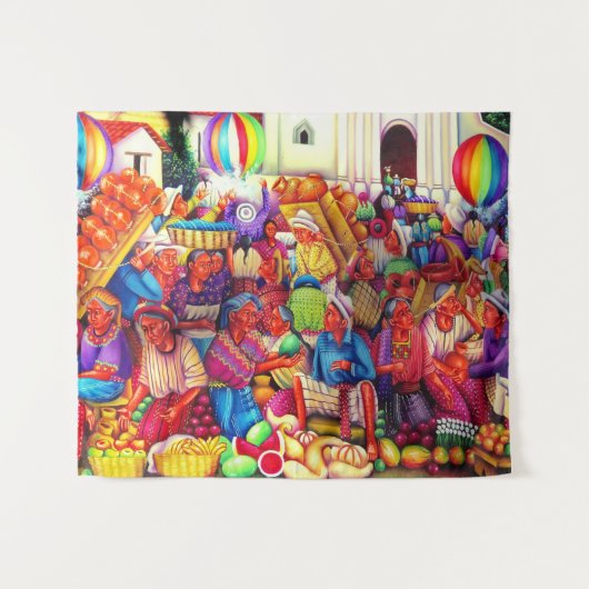 Tapisserie d'art au Guatemala (Devant (Horizontal))