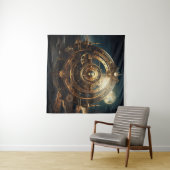 Tapisserie d'art céleste Steampunk (En situation (horizontale))