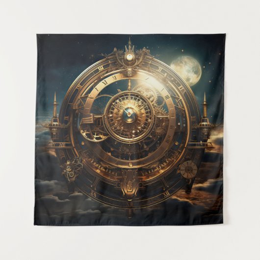 Tapisserie d'art céleste Steampunk (Devant)