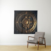 Tapisserie d'art céleste Steampunk (En situation (horizontale))