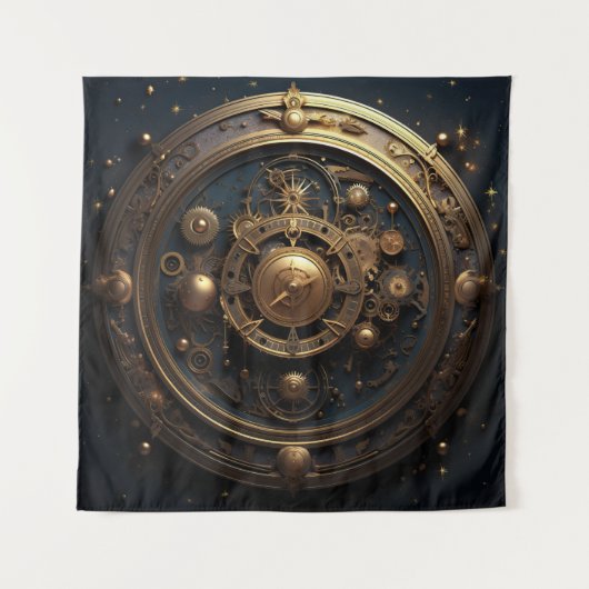 Tapisserie d'art céleste Steampunk (Devant)