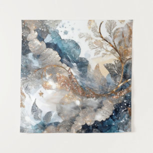 Tapisserie d'art de l'encre d'hiver