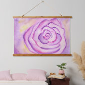 Tapisserie d'art mural Rose violet (Chambre à coucher)