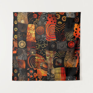 Tapisserie d'art tribal Motif africain
