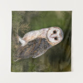 Tapisserie de Barn Owl (Devant (Horizontal))