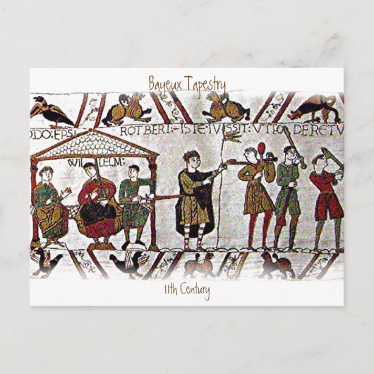 Tapisserie de Bayeux a6 - Carte postale (Devant)