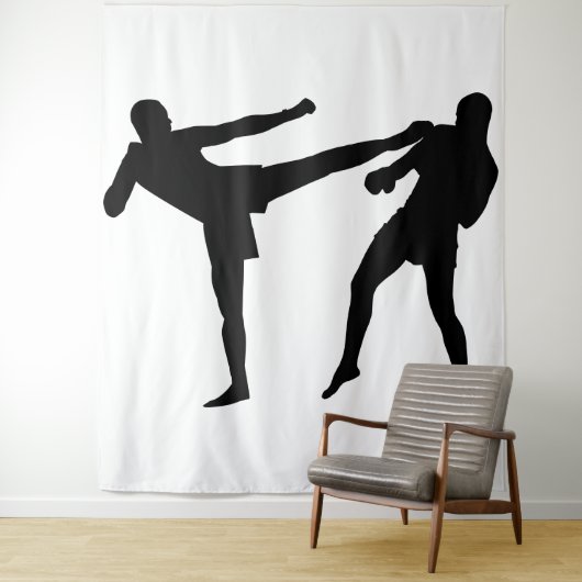 Tapisserie de boxe (En situation)