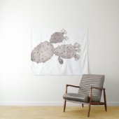 Tapisserie de Cactus du désert (En situation (horizontale))