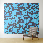 Tapisserie de camouflage bleu (En situation (horizontale))