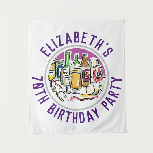 Tapisserie de célébration de 70 ans (Devant)