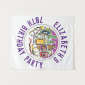 Tapisserie de célébration de 70 ans (Devant (Horizontal))