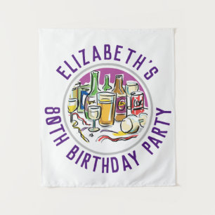 Tapisserie de célébration de 80 ans
